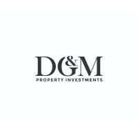 Virtual admin assistance services — The DG&M Property Investments logo on a plain background, depicting one of the companies I have rendered my virtual admin assistance services to.